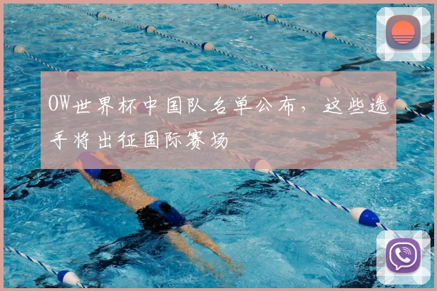 OW世界杯中国队名单公布，这些选手将出征国际赛场