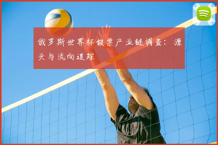 俄罗斯世界杯假票产业链调查:源头与流向追踪