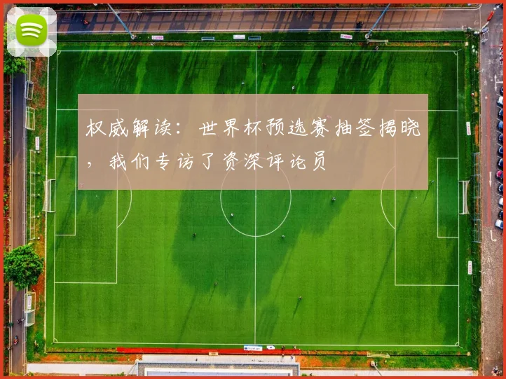 权威解读:世界杯预选赛抽签揭晓,我们专访了资深评论员